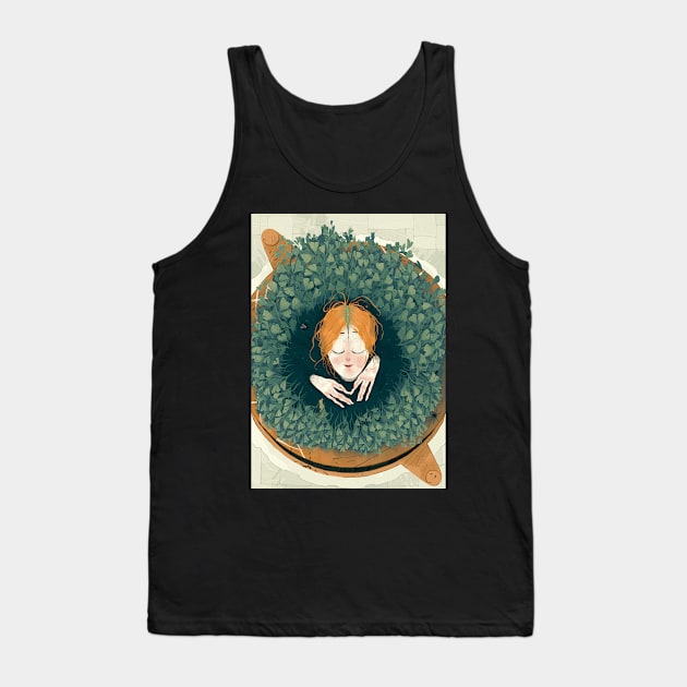 Persephone Sprout Tank Top by fabiomancini